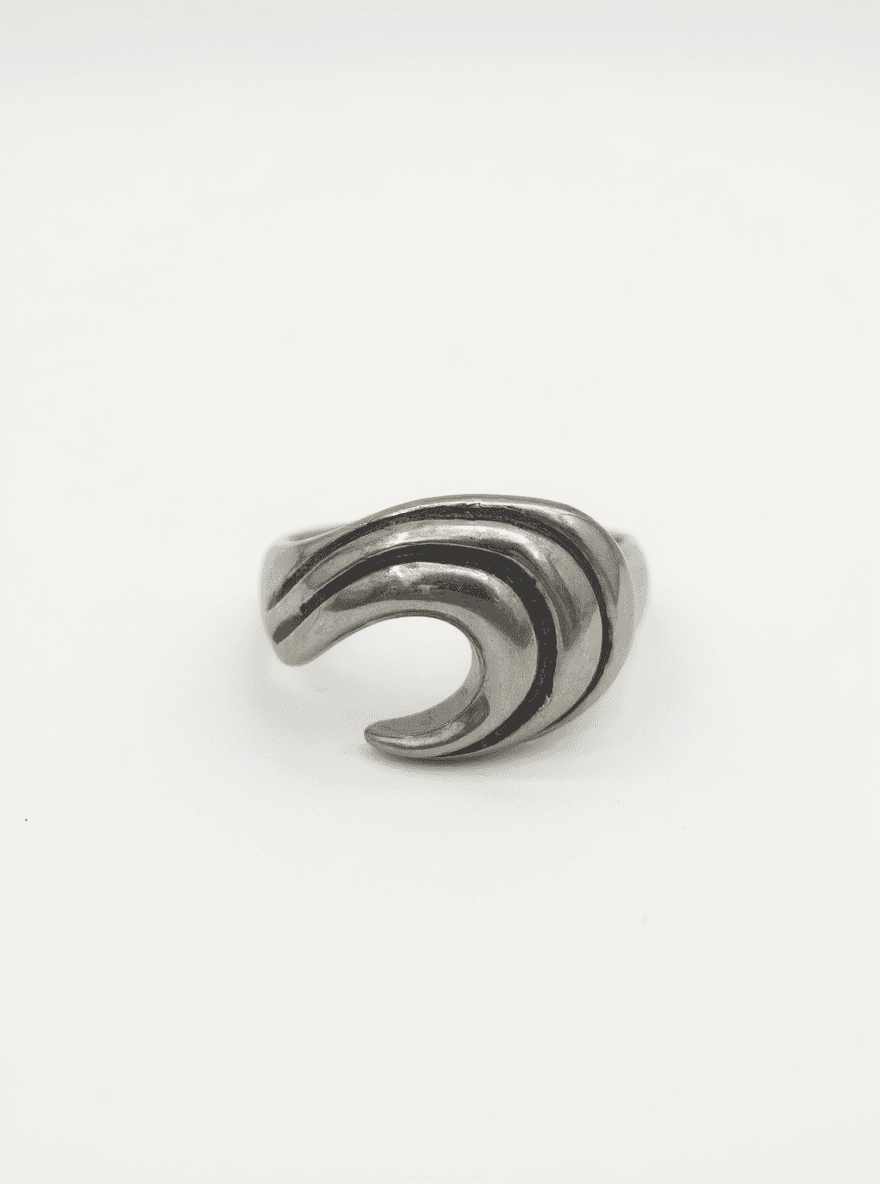 Modern Wave Ring