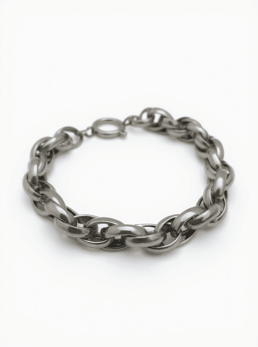 Silver Link Hand Chain