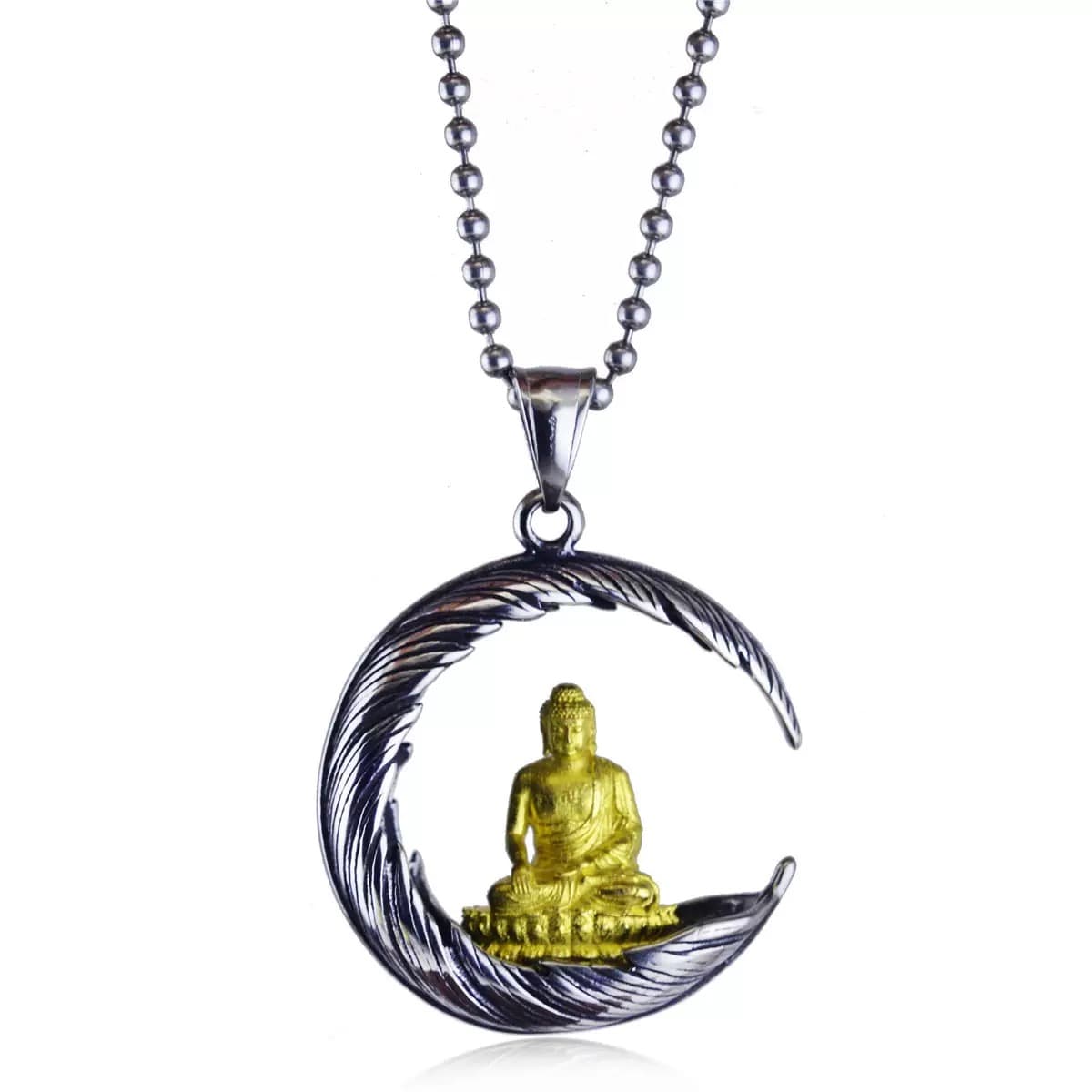 Serenity Moon Buddha Pendant
